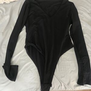 Black Long Sleeve Bodysuit